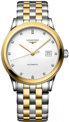 Buy this new Longines Flagship Automatic 40mm L4.984.3.27.7 midsize watch for the discount price of £1,935.00. UK Retailer.
