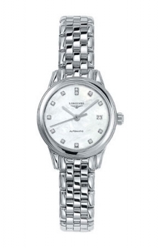 Buy this new Longines Flagship Automatic 26mm L4.274.4.87.6 ladies watch for the discount price of £1,665.00. UK Retailer.