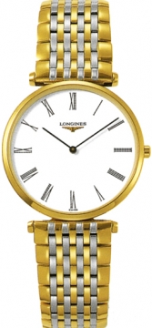 Buy this new Longines La Grande Classique Quartz 33mm L4.709.2.11.7 midsize watch for the discount price of £731.00. UK Retailer.