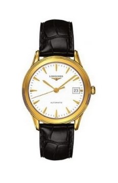 Buy this new Longines Flagship Automatic 35.6mm L4.774.6.22.2 midsize watch for the discount price of £2,529.00. UK Retailer.