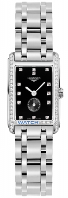 Buy this new Longines DolceVita Quartz 20mm L5.255.0.57.6 ladies watch for the discount price of £2,860.00. UK Retailer.