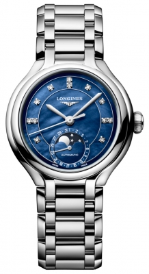 Longines PrimaLuna Moonphase Automatic 34mm L8.126.4.97.6 watch