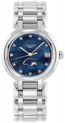 Buy this new Longines PrimaLuna Moonphase 30.5mm L8.115.4.98.6 ladies watch for the discount price of £1,395.00. UK Retailer.