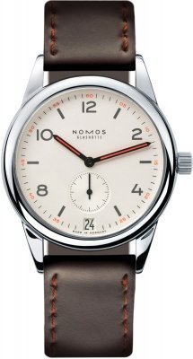 Buy this new Nomos Glashutte Club Datum 38.5mm 731 mens watch for the discount price of £1,422.00. UK Retailer.