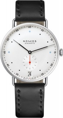 Buy this new Nomos Glashutte Metro 38 Datum 38.5mm 1102 mens watch for the discount price of £2,358.00. UK Retailer.