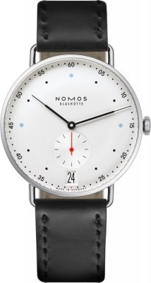 Nomos Glashutte Metro 38 Datum 38.5mm 1102 watch