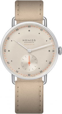 Buy this new Nomos Glashutte Metro Neomatik 35mm 1107 ladies watch for the discount price of £2,988.00. UK Retailer.