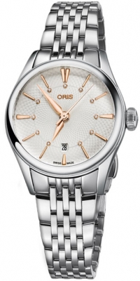 Buy this new Oris Artelier Date 28mm 01 561 7722 4031-07 8 14 79 ladies watch for the discount price of £1,164.00. UK Retailer.