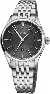 Buy this new Oris Artelier Date 33mm 01 561 7724 4053-07 8 17 79 ladies watch for the discount price of £1,700.00. UK Retailer.