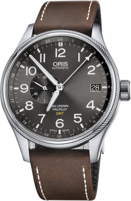 Buy this new Oris Big Crown ProPilot GMT Small Seconds 45mm 01 748 7710 4063-07 5 22 05FC mens watch for the discount price of £1,445.00. UK Retailer.