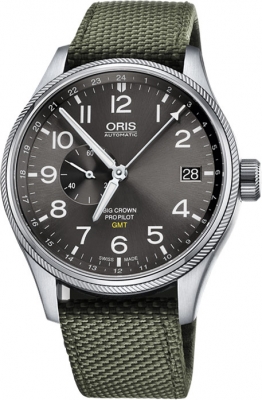 Buy this new Oris Big Crown ProPilot GMT Small Seconds 45mm 01 748 7710 4063-07 5 22 14FC mens watch for the discount price of £1,445.00. UK Retailer.