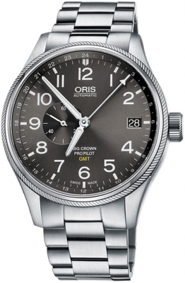 Buy this new Oris Big Crown ProPilot GMT Small Seconds 45mm 01 748 7710 4063-07 8 22 19 mens watch for the discount price of £1,572.00. UK Retailer.