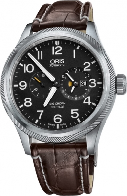 Buy this new Oris Big Crown ProPilot Worldtimer 01 690 7735 4164-07 1 22 72FC mens watch for the discount price of &pound;2,550.00. UK Retailer.