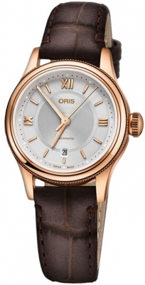 Buy this new Oris Classic Date 28.5mm 01 561 7718 4871-07 6 14 32 ladies watch for the discount price of £882.00. UK Retailer.