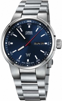 Buy this new Oris Williams F1 Team Day Date 42mm 01 735 7740 4155-07 8 24 50s mens watch for the discount price of £1,037.00. UK Retailer.