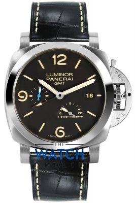 Buy this new Panerai Luminor GMT Power Reserve 44mm pam01321 mens watch for the discount price of £8,360.00. UK Retailer.