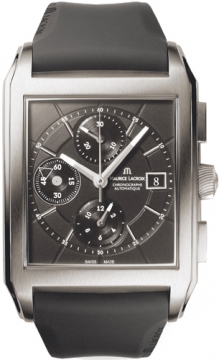 Buy this new Maurice Lacroix Pontos Rectangulaire Chronograph pt6197-tt003-331 mens watch for the discount price of £2,760.00. UK Retailer.