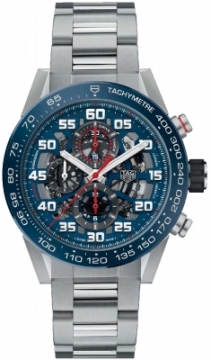 Buy this new Tag Heuer Carrera Caliber Heuer 01 Skeleton 45mm car2a1k.ba0703 mens watch for the discount price of £4,415.00. UK Retailer.