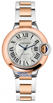 Buy this new Cartier Ballon Bleu 33mm w2bb0023 ladies watch for the discount price of £8,556.00. UK Retailer.