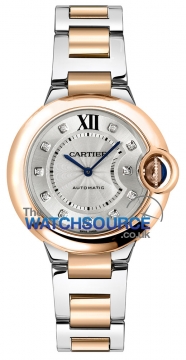 Buy this new Cartier Ballon Bleu 33mm w3bb0006 ladies watch for the discount price of £9,672.00. UK Retailer.