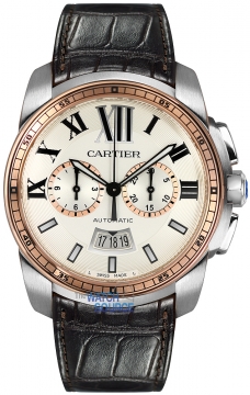 Buy this new Cartier Calibre de Cartier Chronograph W7100043 mens watch for the discount price of £10,440.00. UK Retailer.