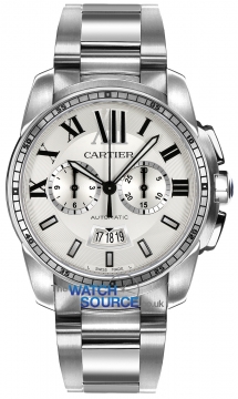 Buy this new Cartier Calibre de Cartier Chronograph W7100045 mens watch for the discount price of £8,730.00. UK Retailer.