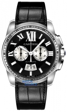 Buy this new Cartier Calibre de Cartier Chronograph W7100060 mens watch for the discount price of £7,920.00. UK Retailer.