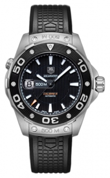 Buy this new Tag Heuer Aquaracer Automatic 500M Calibre 5 waj2110.ft6015 mens watch for the discount price of £1,890.00. UK Retailer.