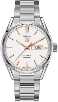 Buy this new Tag Heuer Carrera Caliber 5 Day Date 41mm war201d.ba0723 mens watch for the discount price of £2,250.00. UK Retailer.