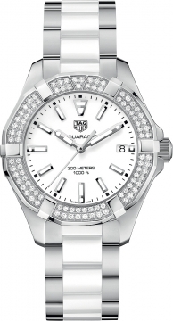 Buy this new Tag Heuer Aquaracer Quartz Ladies 35mm way131f.ba0914 ladies watch for the discount price of £2,205.00. UK Retailer.