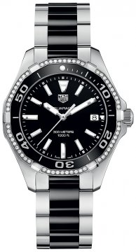 Buy this new Tag Heuer Aquaracer Quartz Ladies 35mm way131g.ba0913 ladies watch for the discount price of £1,657.00. UK Retailer.