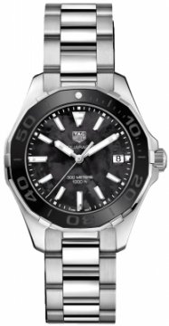 Buy this new Tag Heuer Aquaracer Quartz Ladies 35mm way131k.ba0748 ladies watch for the discount price of £1,100.00. UK Retailer.