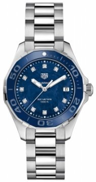 Buy this new Tag Heuer Aquaracer Quartz Ladies 35mm way131L.ba0748 ladies watch for the discount price of £1,665.00. UK Retailer.