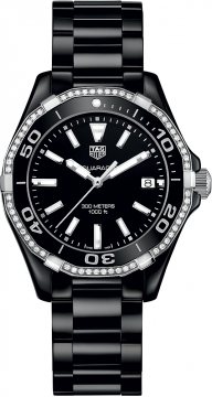 Buy this new Tag Heuer Aquaracer Quartz Ladies 35mm way1395.bh0716 ladies watch for the discount price of £2,630.00. UK Retailer.