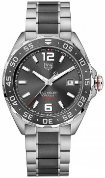 Buy this new Tag Heuer Formula 1 Automatic 43mm waz2011.ba0843 mens watch for the discount price of £1,870.00. UK Retailer.