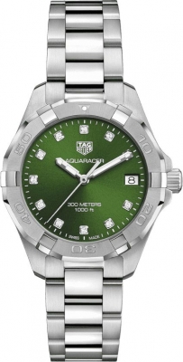 Buy this new Tag Heuer Aquaracer Quartz Ladies 32mm wbd1316.ba0740 ladies watch for the discount price of £1,525.75. UK Retailer.