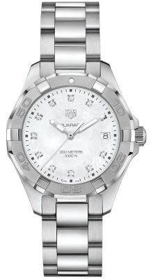 Buy this new Tag Heuer Aquaracer Quartz Ladies 35mm wbd131b.ba0748 ladies watch for the discount price of £1,755.00. UK Retailer.