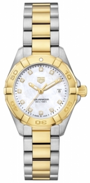 Buy this new Tag Heuer Aquaracer Quartz Ladies 27mm wbd1422.bb0321 ladies watch for the discount price of £2,520.00. UK Retailer.