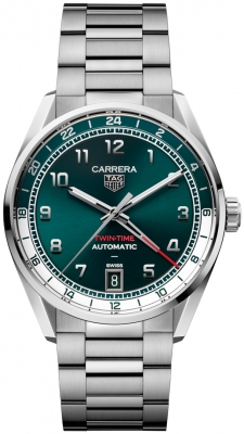 Tag Heuer Carrera Twin Time 41mm WDA2114.BA0043 watch