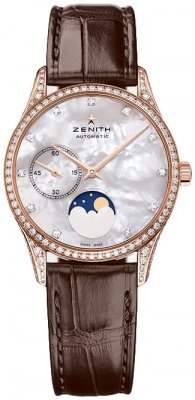Buy this new Zenith Elite Ultra Thin Lady Moonphase 33mm 22.2312.692/81.c713 ladies watch for the discount price of £9,711.00. UK Retailer.