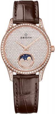 Buy this new Zenith Elite Ultra Thin Lady Moonphase 33mm 22.2310.690/79.c713 ladies watch for the discount price of £12,367.00. UK Retailer.