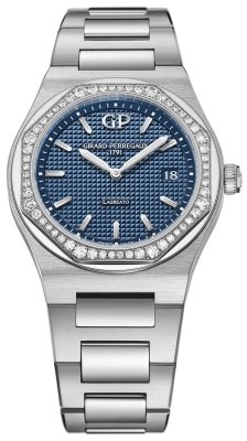 Buy this new Girard Perregaux Laureato Quartz 34mm 80189d11a431-11a ladies watch for the discount price of £9,328.00. UK Retailer.