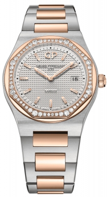 Buy this new Girard Perregaux Laureato Quartz 34mm 80189d56a132-56a ladies watch for the discount price of £14,696.00. UK Retailer.