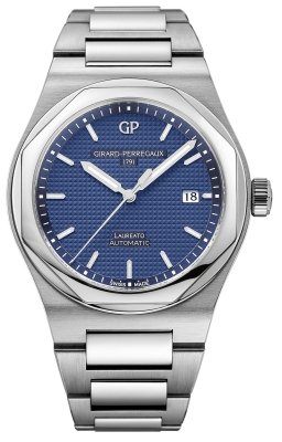 Buy this new Girard Perregaux Laureato Heritage Automatic 41mm 81000-11-431-11a mens watch for the discount price of £9,350.00. UK Retailer.