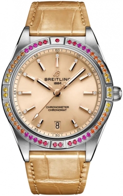 Buy this new Breitling Chronomat Automatic 36 a10380611a1p1 ladies watch for the discount price of £6,908.00. UK Retailer.