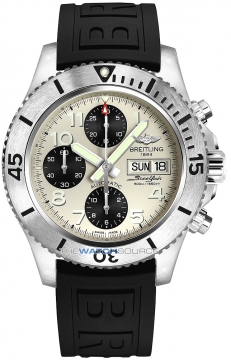 Buy this new Breitling Superocean Chronograph Steelfish 44 a13341c3/g782-1pro3t mens watch for the discount price of £3,830.00. UK Retailer.