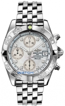 Buy this new Breitling Chrono Galactic a13358L2/a578-ss mens watch for the discount price of &pound;5,040.00. UK Retailer.