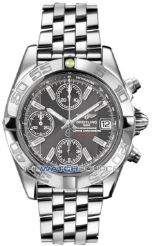 Buy this new Breitling Chrono Galactic a13358L2/m522-ss mens watch for the discount price of &pound;4,015.00. UK Retailer.