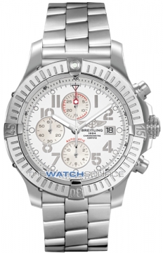 Buy this new Breitling Super Avenger a1337011/a699-ss mens watch for the discount price of &pound;3,300.00. UK Retailer.