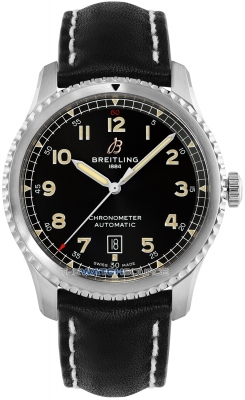Buy this new Breitling Aviator 8 Automatic 41 a17315101b1x1 mens watch for the discount price of £2,550.00. UK Retailer.